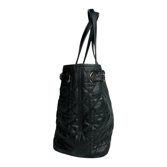 CHRISTIAN DIOR Coated Canvas PANAREA Tote Black ~EUC - Picture 14 of 16